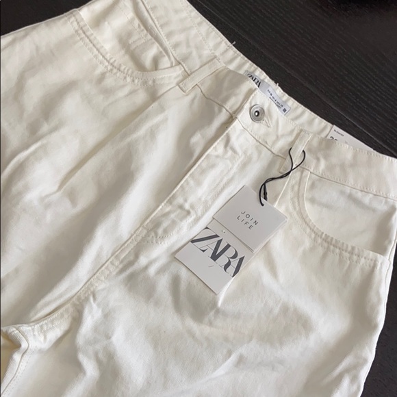 ZARA cream slouchy mom look jeans bloggers fave - Picture 10 of 12